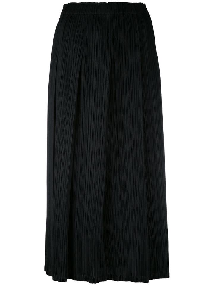 Pleats Please By Issey Miyake - Plissé Skirt - Women - Polyester - 2, Black, Polyester