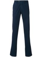 Corneliani Classic Slim-fit Trousers - Blue