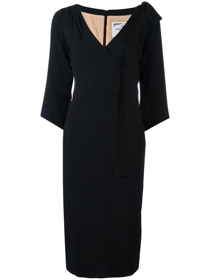 Dsquared2 Layered Pencil Dress - Black