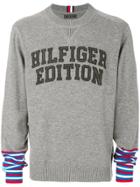 Tommy Hilfiger Branded Knitted Sweater - Grey