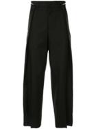 Wooyoungmi Side Button Trousers - Black