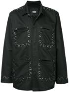 Ktz Deconstructed Stapled Jacket - Black