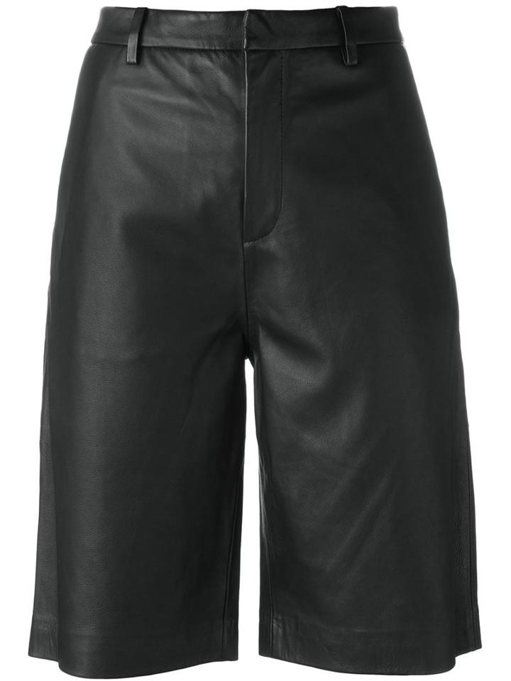 Blk Dnm Knee Shorts