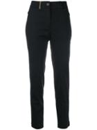 Peserico High Waisted Trousers - Black
