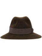 Kijima Takayuki Lower Crown Hat, Men's, Size: 61, Brown, Rabbit Felt