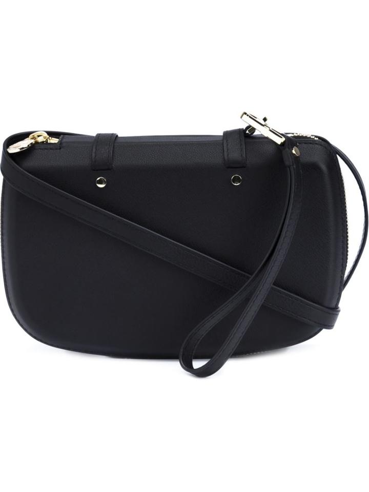 Perrin Paris Flap Closure Clutch Bag