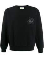 Aries Fading Logo Sweatshirt - Black