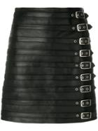 Manokhi Multi Buckle Skirt - Black