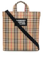 Burberry Vintage Check Tote Bag - Neutrals