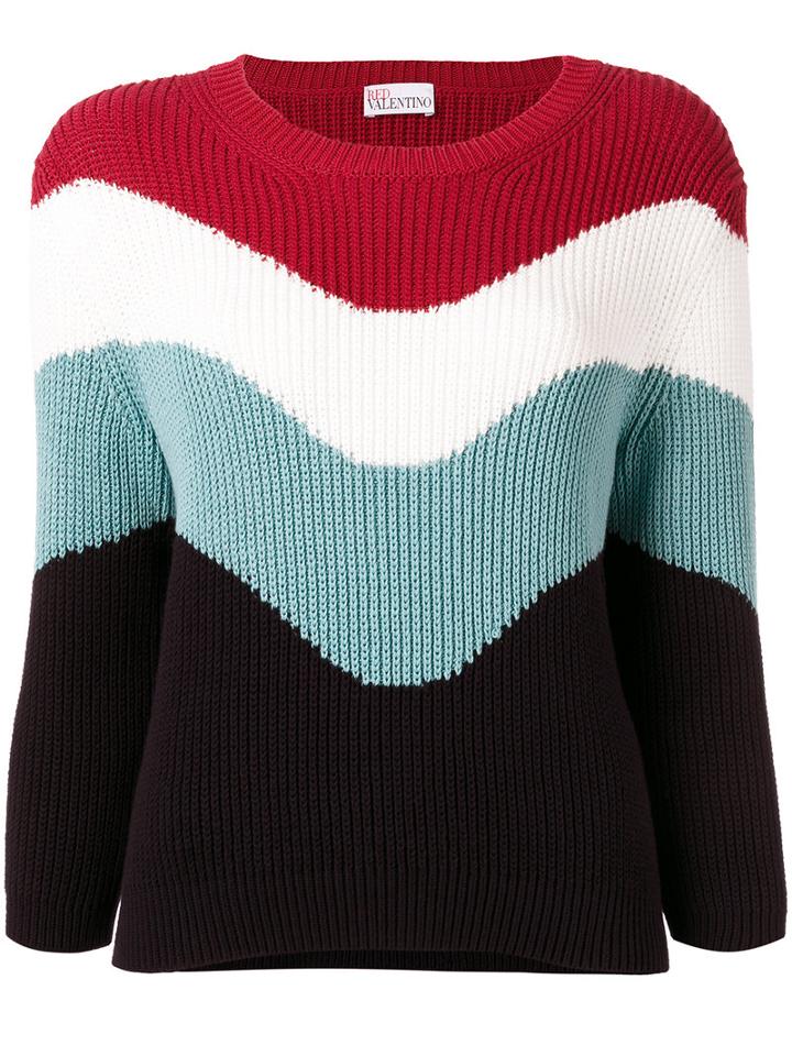 Red Valentino Knitted Jumper, Women's, Size: Small, Cotton
