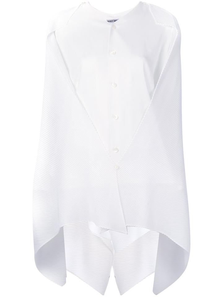 Issey Miyake Draped Blouse - White