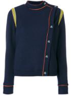 Etro - Military Jacket - Women - Cotton/polyamide/polyester/wool - 44, Blue, Cotton/polyamide/polyester/wool