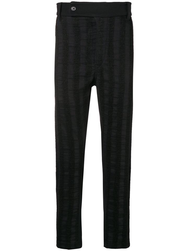 Ann Demeulemeester Regular Fit Trousers - Black