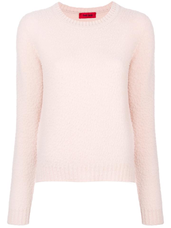 The Gigi Textured Effect Jumper - Pink & Purple