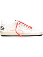 Golden Goose Deluxe Brand Ball Star Sneakers, Men's, Size: 41, White, Leather/rubber