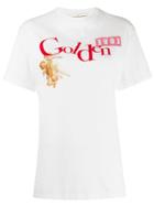 Golden Goose Graphic Brand T-shirt - White
