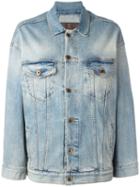 Roberto Cavalli - Star Denim Jacket - Women - Cotton/spandex/elastane - 44, Blue, Cotton/spandex/elastane