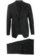 Tagliatore Basket Weave Two-piece Suit - Grey