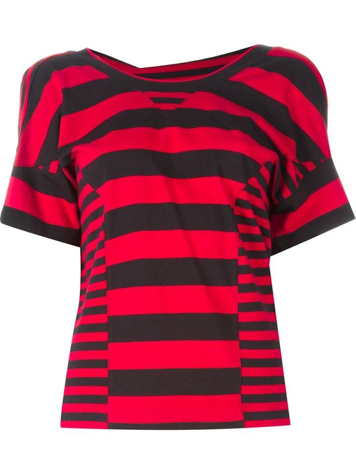 Y-3 Striped Hooded T-shirt
