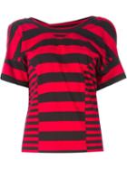 Y-3 Striped Hooded T-shirt