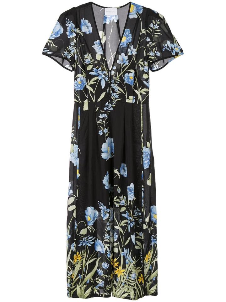 Alice Mccall Flower Girl Midi Dress - Black