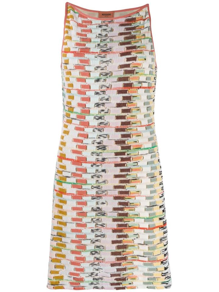 Missoni Short Fine Knit Dress - Pink