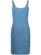Christian Dior Vintage Braided Shift Dress, Women's, Size: 40, Blue