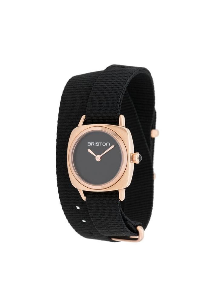 Briston Watches Clubmaster Lady Wrap Watch - Black