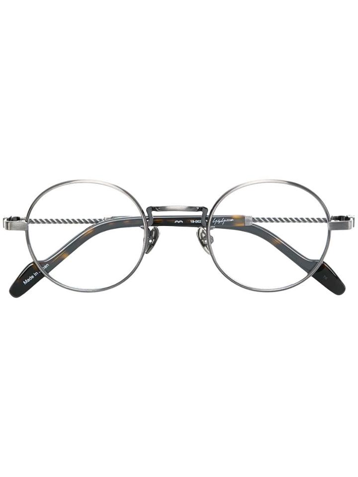 Yohji Yamamoto Round Glasses - Metallic