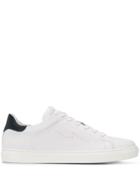 Paul & Shark Leather Tennis Sneakers - White