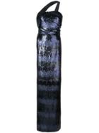 Rubin Singer Asymmetric Textured Dress - Blue
