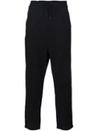 Y-3 Drawstring Waist Tapered Trousers