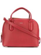 Dkny Small Striped Tote, Women's, Red
