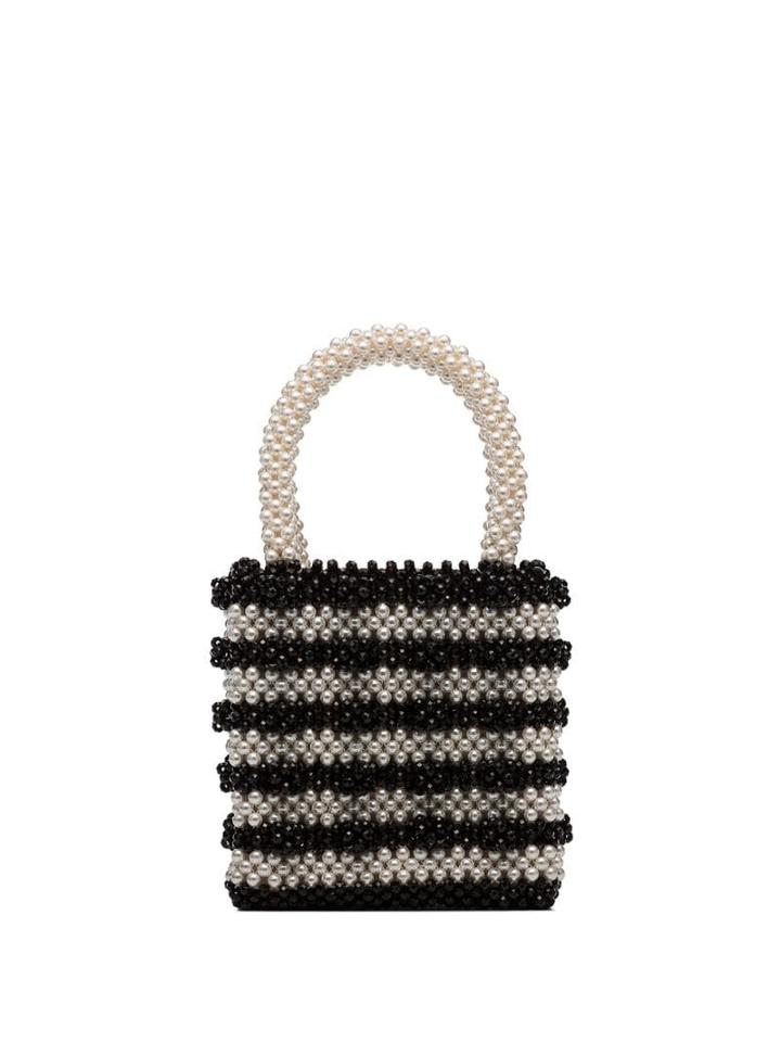 Shrimps Antonia Beaded Bag - Black