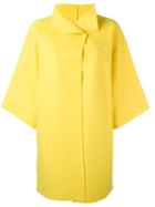 Harris Wharf London Oversized Coat, Women's, Size: Medium, Yellow/orange, Virgin Wool