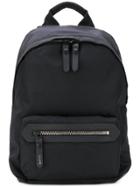 Lanvin Front Zipped Backpack - Black