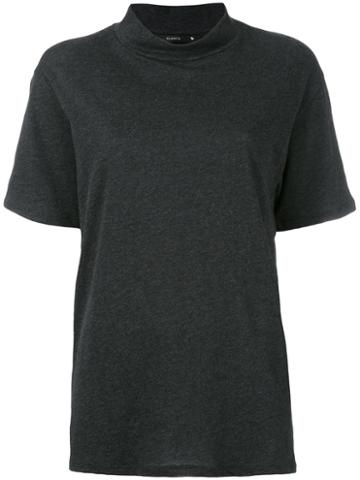 Klasica - Turtle Neck T-shirt - Women - Cotton - 3, Grey, Cotton