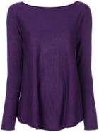 Snobby Sheep Fitted Knitted Sweater - Pink & Purple