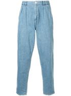 En Route High-waisted Cropped Jeans - Blue