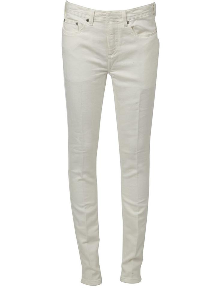 Neil Barrett Classic Skinny Jeans, Men's, Size: 30, White, Cotton/nylon/polyurethane