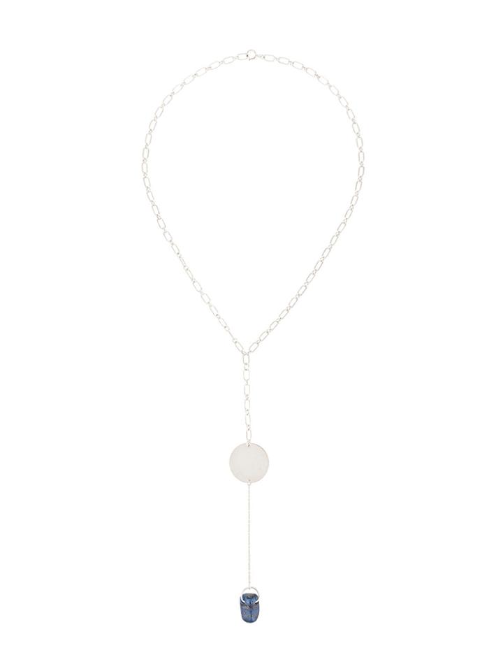 Petite Grand Luna Necklace - Metallic