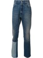 Maison Margiela Patch Work Slim-fit Jeans - Blue