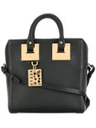 Sophie Hulme Detachable Strap Tote, Women's, Black, Calf Leather