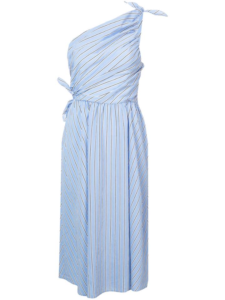 A.l.c. Cabera One Shoulder Dress - Blue