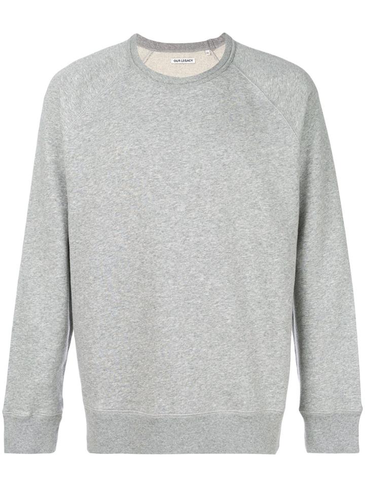 Our Legacy Long-sleeve Fitted Sweater - Grey