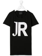 John Richmond Junior Printed Logo T-shirt - Black
