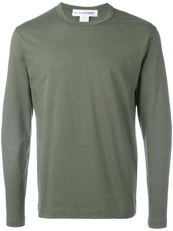 Comme Des Garçons Shirt Plain Sweatshirt, Men's, Size: Medium, Green, Cotton