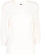 Rachel Comey 3/4 Sleeve Sweatshirt - White