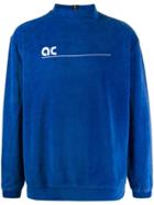Applecore Logo Embroidered Sweatshirt - Blue