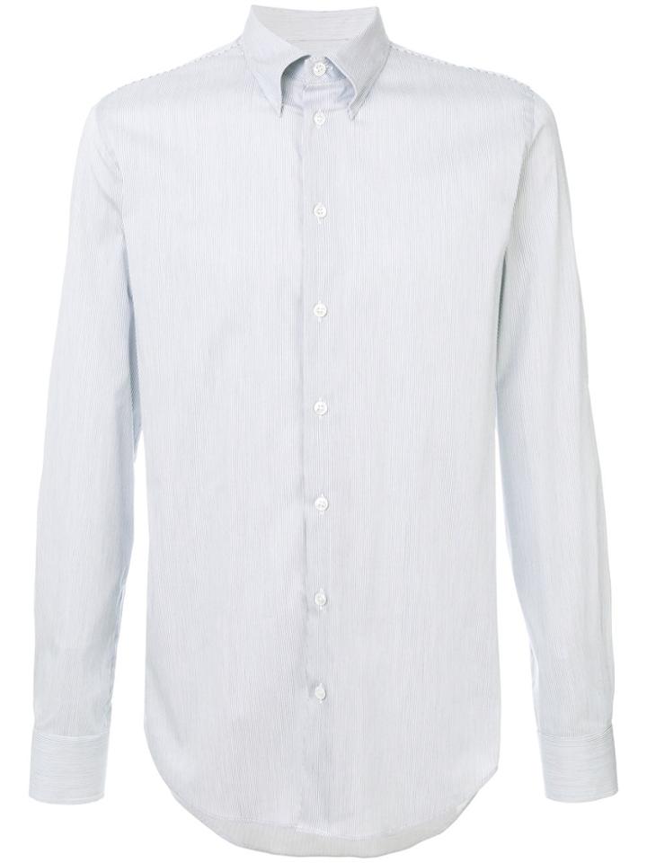 Giorgio Armani Classic Fitted Shirt - Blue